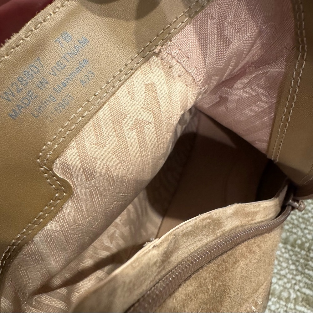 Cole Haan Foster Inside Zip Tan Suede Bootie | Size 7 - Picture 6 of 6